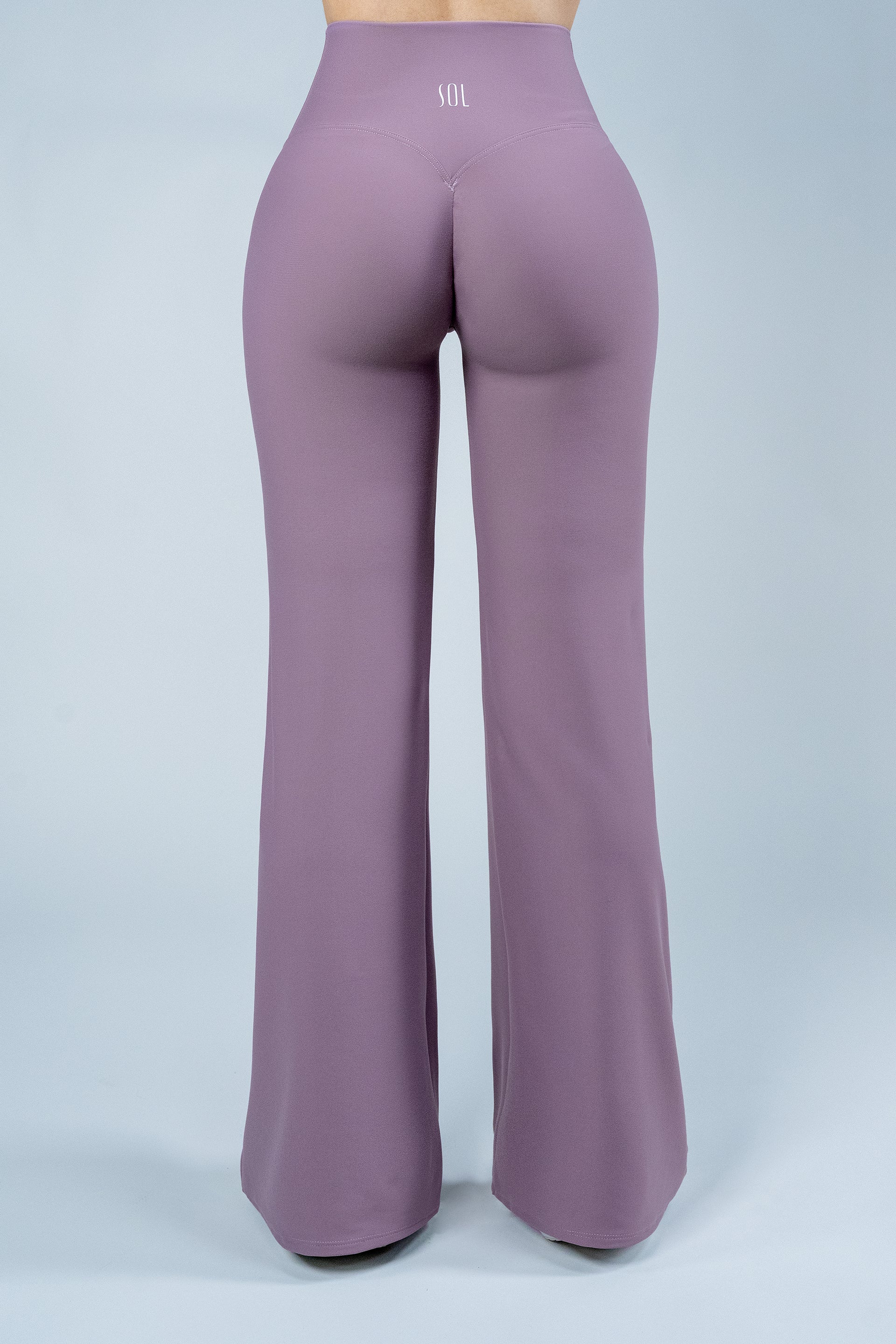 ShapePRO Sherlyn Straight Yoga Leggings Lavender - Image 2