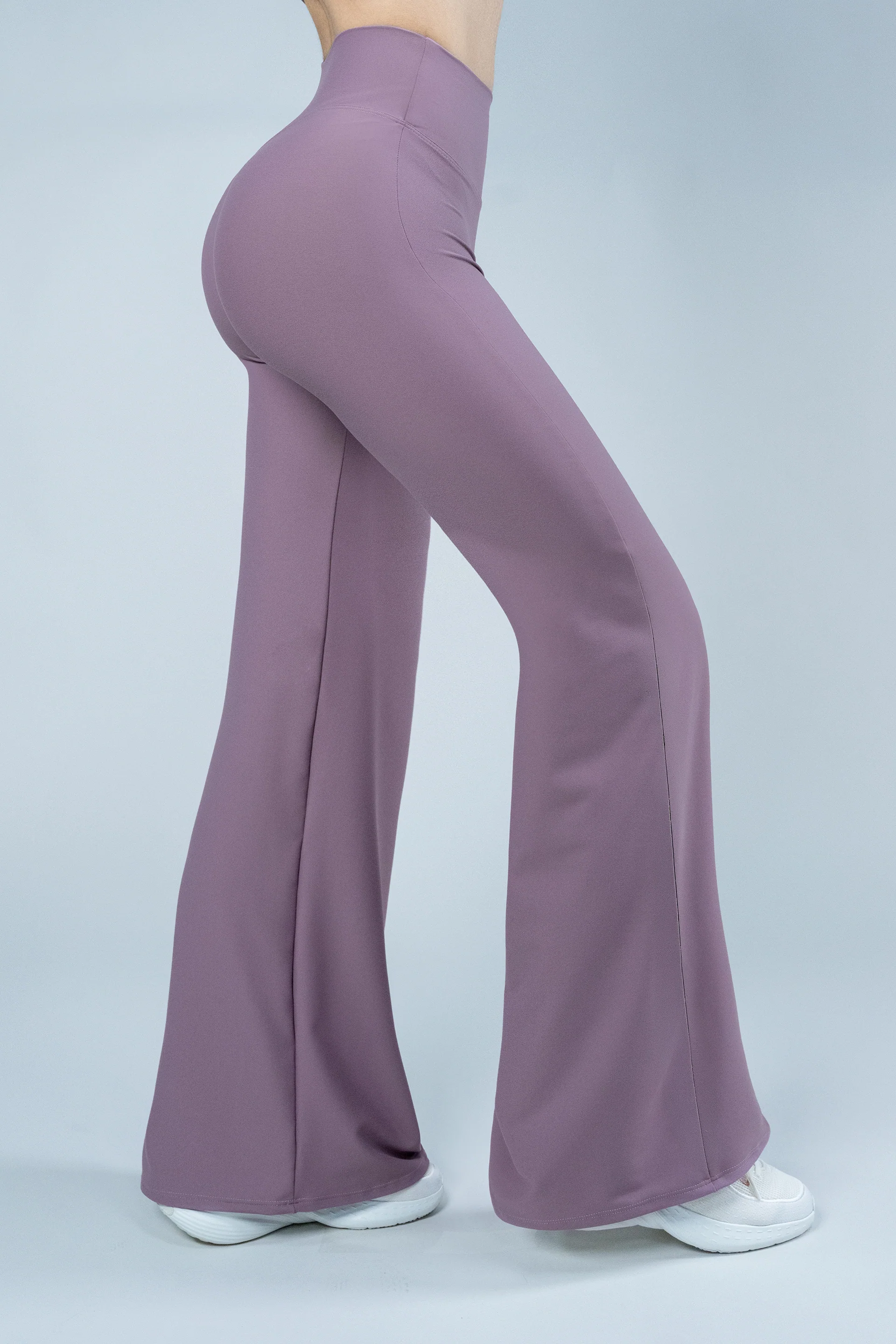 ShapePRO Sherlyn Straight Yoga Leggings Lavender - Image 3