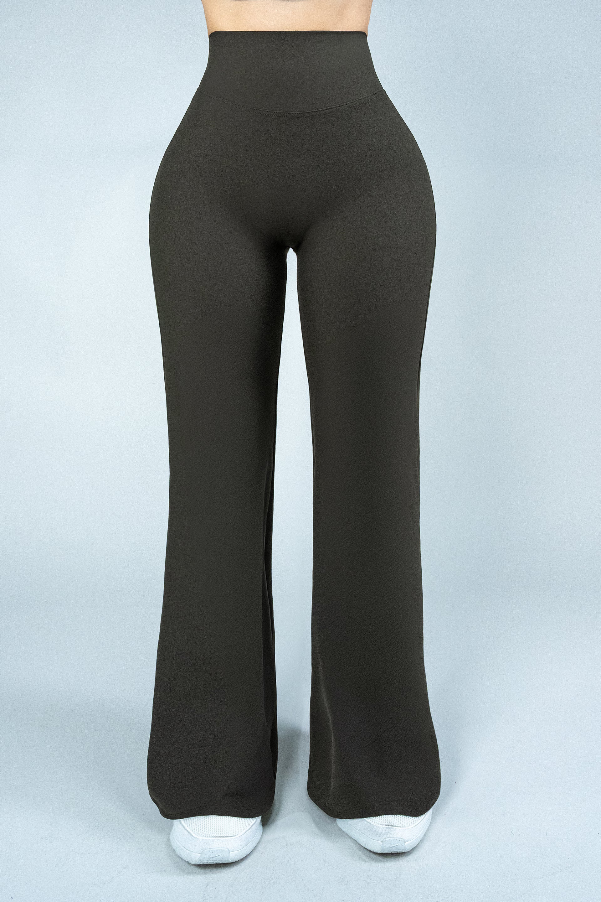 ShapePRO Sherlyn Straight Yoga Leggings Taupe