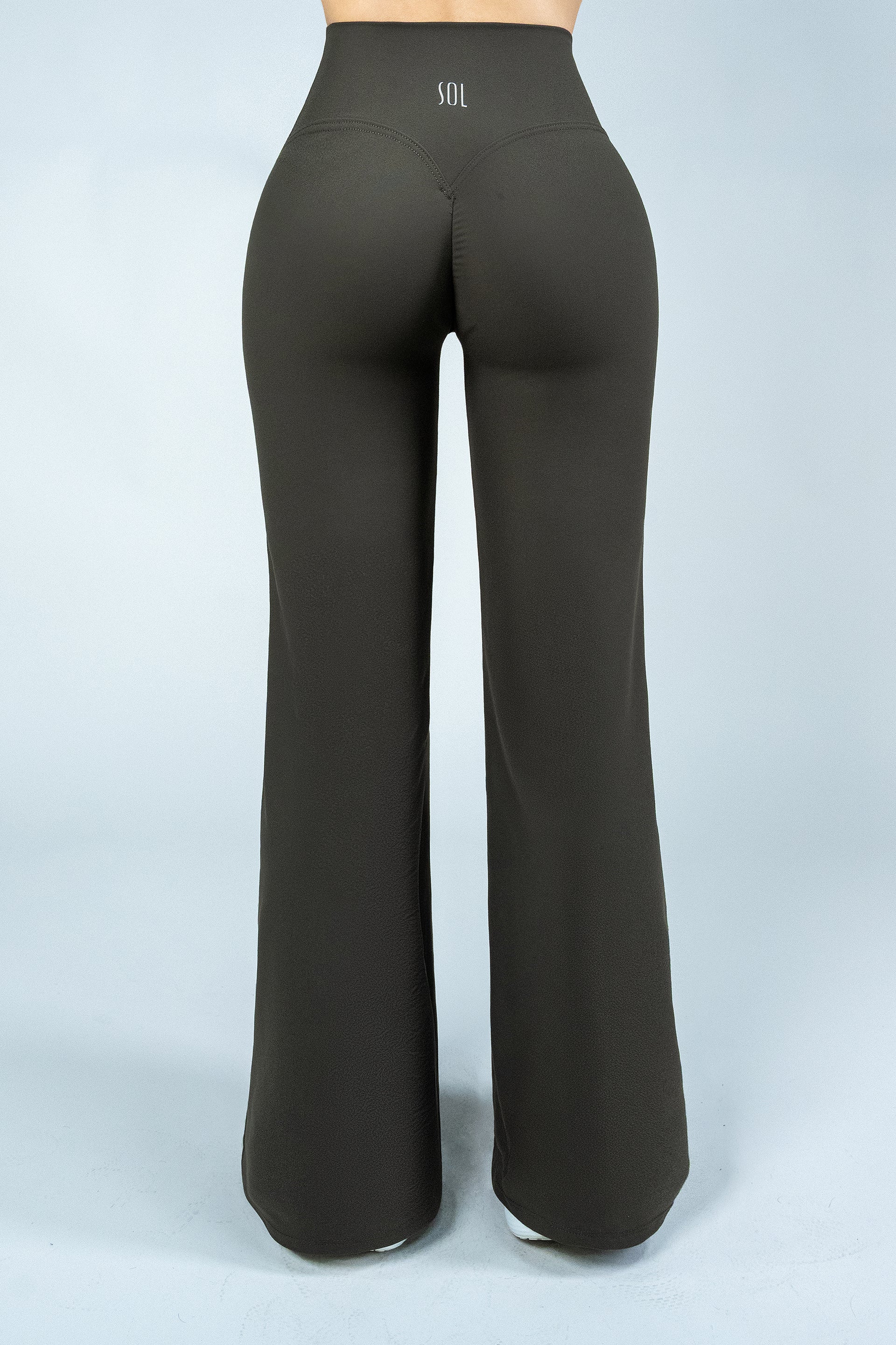 ShapePRO Sherlyn Straight Yoga Leggings Taupe - Image 2